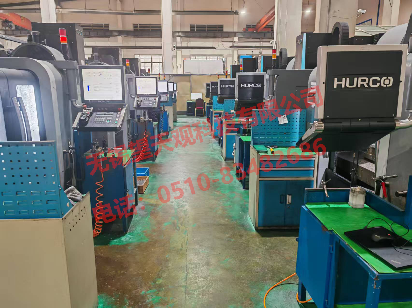 赫克机床数据采集现场施工